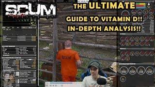 SCUM TIPS & TRICKS - Ultimate Guide to Vitamin D !! In-Depth Analysis!