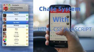 How To Design Message Chat System in Html css javascript