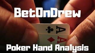 BetOnDrew flops Quad Aces and analyzes the hand!