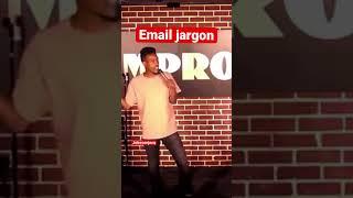 Email jargon #short #comedy #standupcomedy #youtuber #youtube