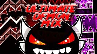 "ULTIMATE DEMON MIX" 100% by Zobros INSANE DEMON | Geometry Dash 2.11 | SoulsTRK