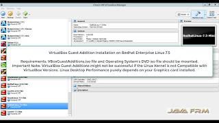 VirtualBox Guest Addition Installation on Redhat Enterprise Linux 7.5 | VirtualBox 5.2