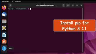 Install pip After Python 3.11 Install in Ubuntu 22.04