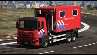 Fire Water Carrier & Command Unit - Resource Demonstration Video [FiveM Resource]