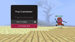 Lunar Client Fog customizer = Minecraft in heaven