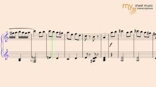 Rondo Alla Turca (From Sonata in A) - Piano classical sheet music transcription