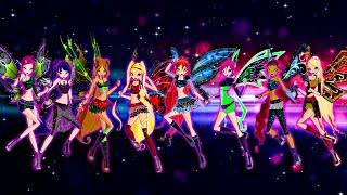 Winx club Dark Believix Transformation with Roxy and Daphne Full EXCLUSIVE | Fanmade | Winxclub