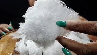 FREEZER FROST EDGES CHUNKS & ROOF PIECES| CRUNCHY & MOUTHERWATERING | #iceeating #asmr #asmrice