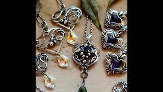 New Valentine's Heart Collection handmade jewelry in my Etsy ZDArtisanJewelry shop!