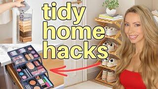 20 *CLEVER* Tidy Home Hacks To SIMPLIFY Your Space!