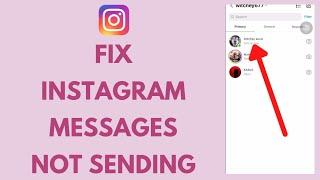 How To FIX Instagram Can't Send DM (2022) | FIX Instagram Message Not Sending Error