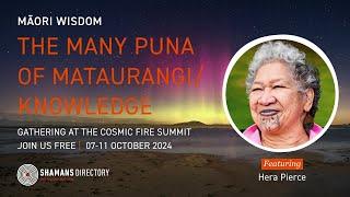 Hera Pierce — Māori Wisdom: The Many Puna of Mataurangi/Knowledge