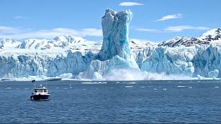 Most Awesome Glaciers Collapse in Water Compilation