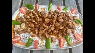 You only need aubergine, lamb and yogurt! Turkish Dish: Ali Nazik!