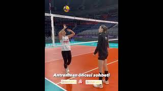 Cansu Özbay Ve Eda Erdem Antrenman Sohbeti