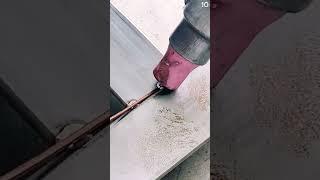 teknik cerdas dan mudah mengelas besi menggunakan alat kreatif #shorts