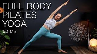 50 Min Full Body Pilates Yoga Workout für Fortgeschrittene //effektives Ganzkörpertraining