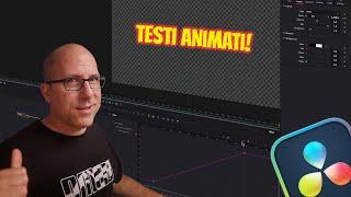 Crea Effetti Sorprendenti sui Tuoi Testi con DaVinci Resolve