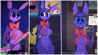 five nights at fuzzboobs bonnie all scenes