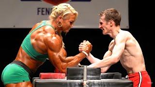 AI FBB AI Muscle Girl Arm - Wrestling – Giantess Growth & Muscular Female Bodybuilders