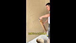 Painter Applying putty | Puttying for renovation #putty 250604