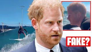 NEVER HAPPENED! Prince Harry Exposed For FAKING SURFING—HE’S NOT EVEN WET