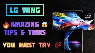 LG WING'S amazing Tips and Trick/ U love it