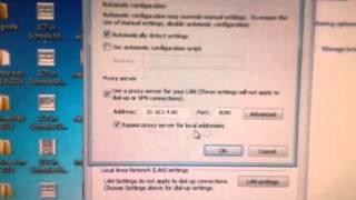 Changing Proxy Settings Windows 7