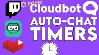 ⏲️ How To Set Up Timers For Your Stream // Cloudbot from Streamlabs