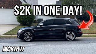 Spending LOTS of money on this Audi SQ5 right away!