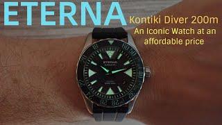 Affordable Iconic Dive Watch Eterna KonTiki Automatic Diver 200M  Best Rolex Submariner Alternative