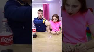 He drank Cola with his finger #shorts Best TikTok video by Tiktomiki