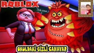 OKULDAKİ GİZEMLİ CANAVARDAN KAÇTIK | ROBLOX Grand School Escape | @mavisroblox @Roblox