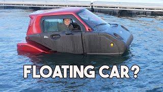 Testing my Floating Electric Car