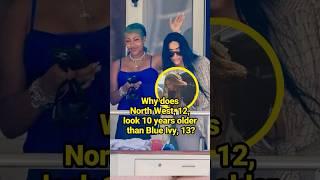 Why does North West, 12, look 10 years older than Blue Ivy, 13? #celebrity #NorthWest #BlueIvy