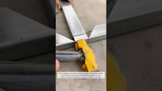 The Art of a Perfect 45-Degree Metal Cut #craftsman #work