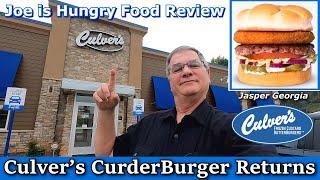 Culver’s New CurderBurger Review | Returns Limited Time Offer | Joe is Hungry 