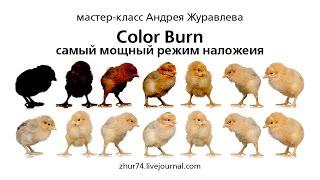 Color Burn — самый мощный режим наложения. Андрей Журавлев