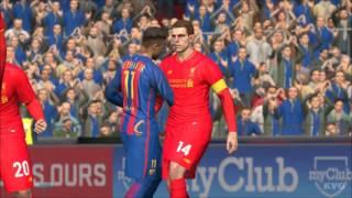 PES 2017 - FC Barcelona vs Liverpool FC | Gameplay (PC HD) [1080p60FPS]