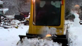 Bombardier SW 48 plowing snow