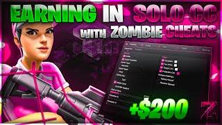 EARNING With The Best Fortnite CHEAT in the Solo Victory Cup  (+$200)