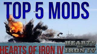 Best Mods in Hearts of Iron IV - (TOP 5) Mods MOD REVIEW  [HOI4]