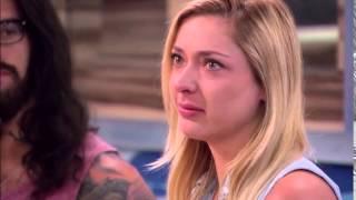 BB17 - Steve nominates Liz and she storms off crying