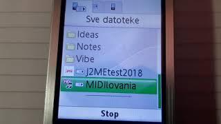 Megalovania MIDI on a Sony Ericsson W705 slightly retro feature phone