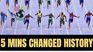 KISHANE THOMPSON VS NOAH LYLES MEN'S 100M FINALS WHERE 5 MINS CHANGED TRACK & FIELD HISTORY FOREVER