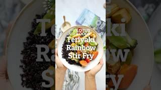 Teriyaki Rainbow Stir Fry