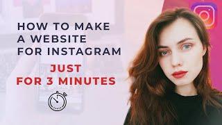 How to make a website for Instagram to sell products (add multiple link in bio)