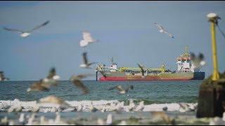 Boskalis beach replenishment Heemskerk, Netherlands