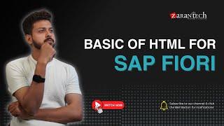 Basic of HTML for SAP Fiori | ZaranTech