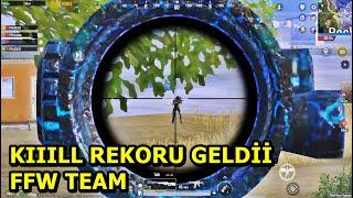 KILL REKORU GELDİ BATUR GAME FFW TEAM ! PUBG MOBİLE